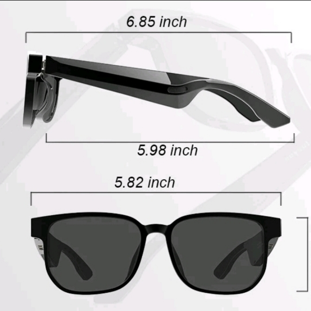 NWT Laxasfit D11 Plus Smart Audio Sunglasses Bluetooth Call Polarized - Picture 11 of 17
